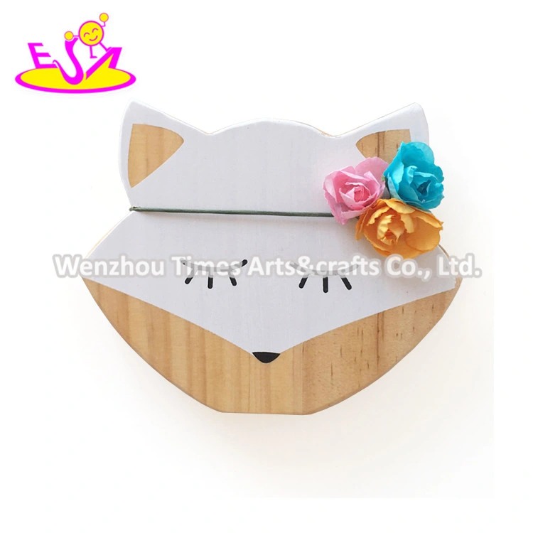 High Quality Wooden Toddler Room Decor with Cat Shape W02A364